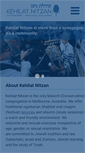 Mobile Screenshot of kehilatnitzan.org.au